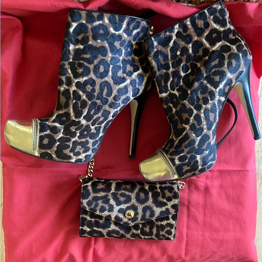 Women’s Cloth Heels w/purse 6” (NWOT)